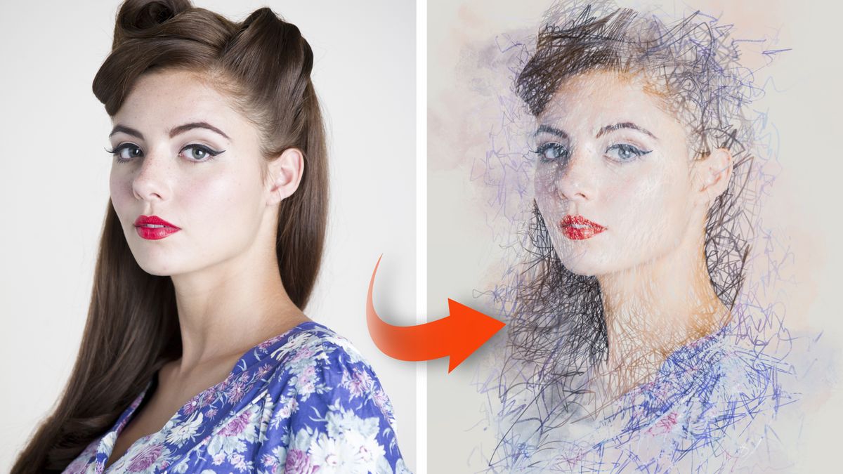 Create brilliant scribble art paintings from your photographs in ...