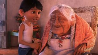 Miguel and Mama Coco in Coco