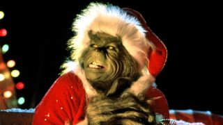 Jim Carrey as the Grinch in How The Grinch Stole Christmas.