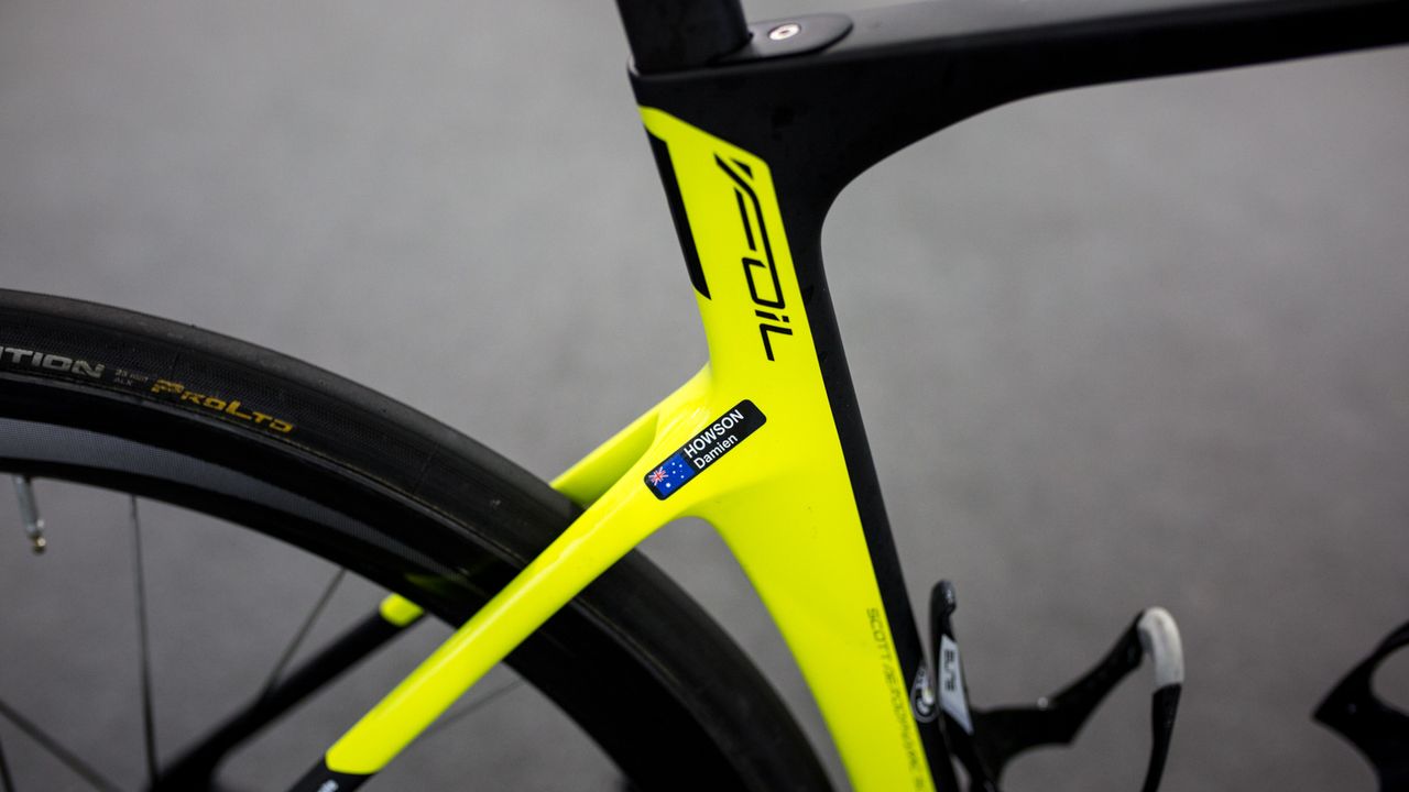 Neat finish on the seat stays