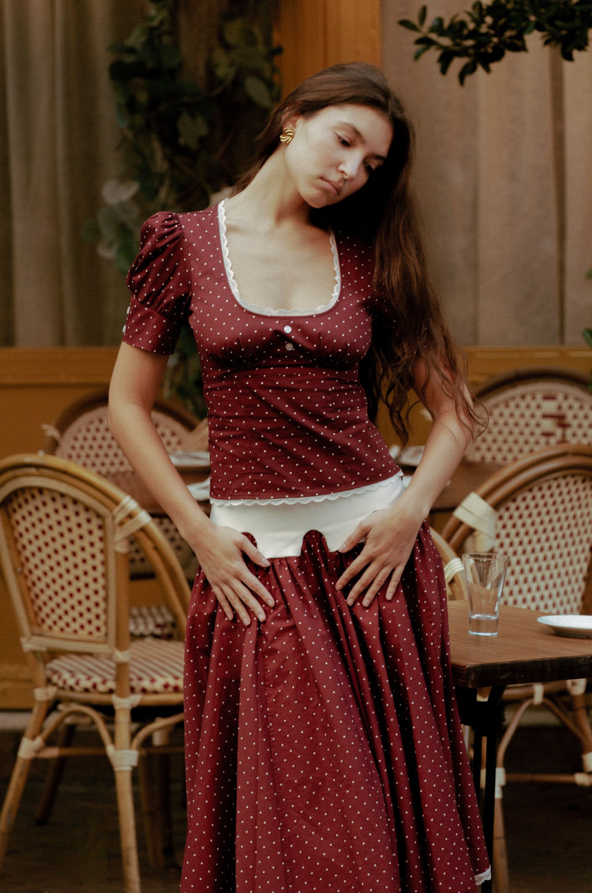 Minette Scoop Blouse