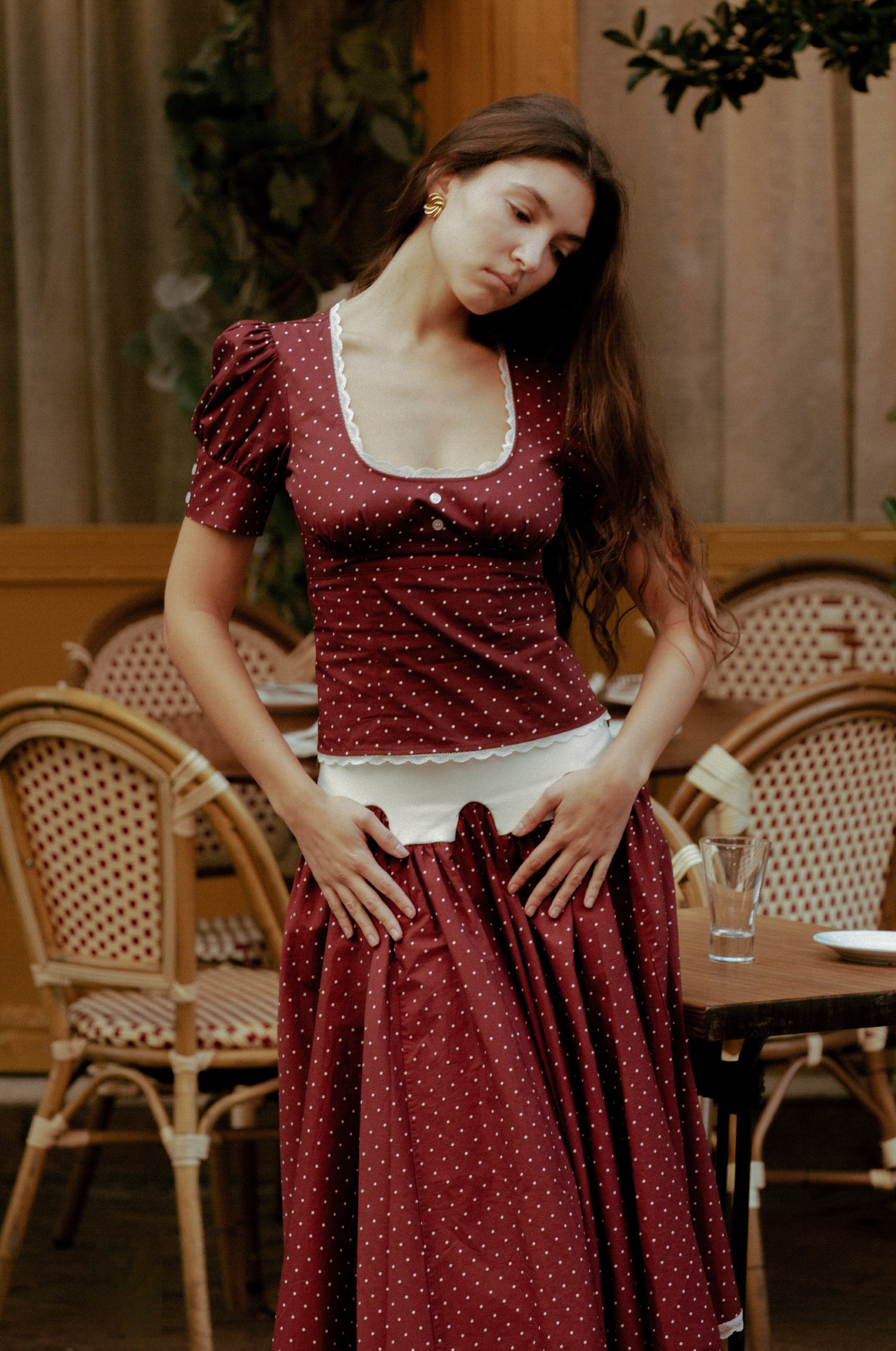Minette Scoop Blouse