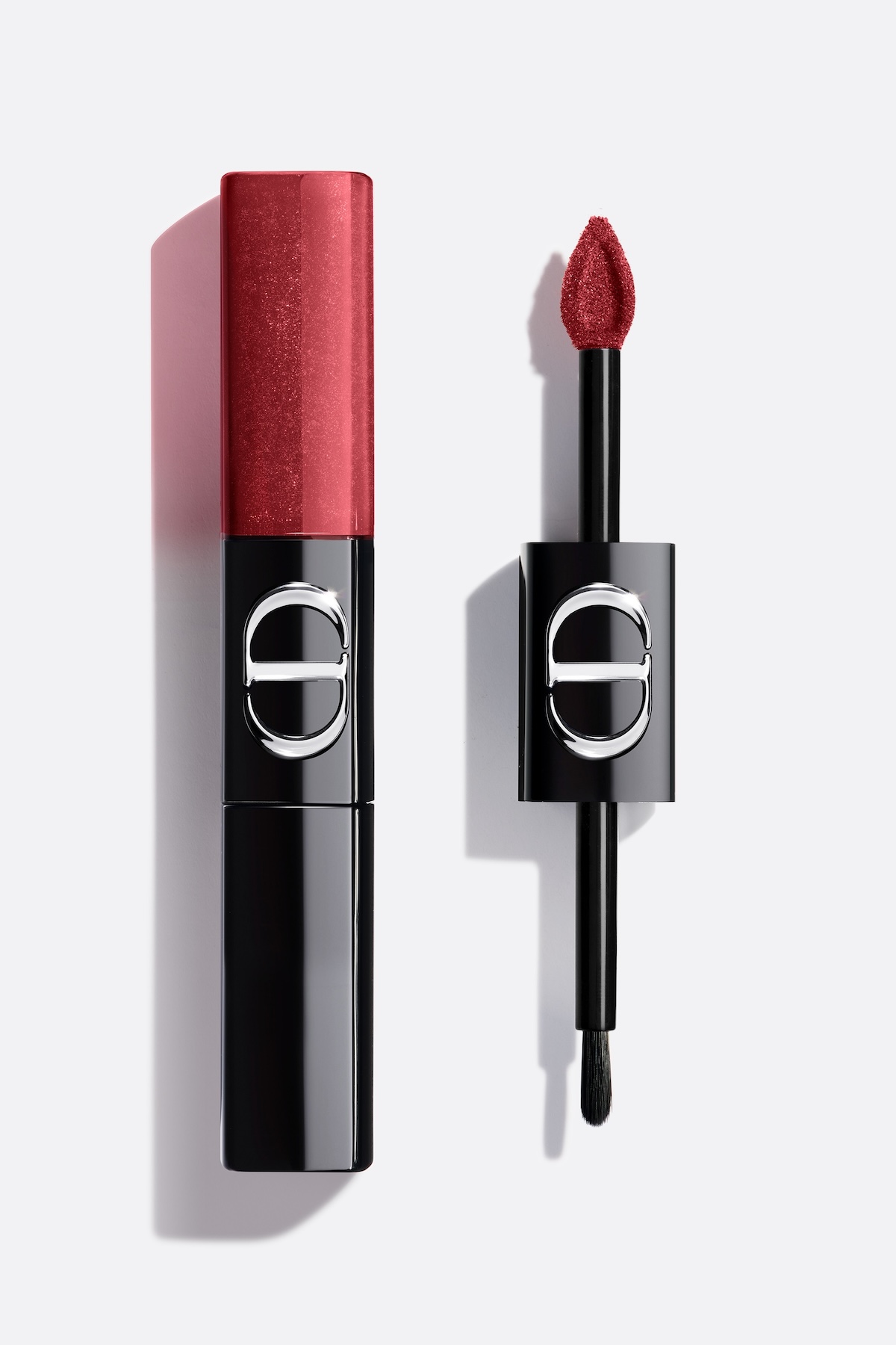 Dior, Rouge Dior Sequin Liquid Duo Holiday Gift 2026 Edition - 966 Red Velvet