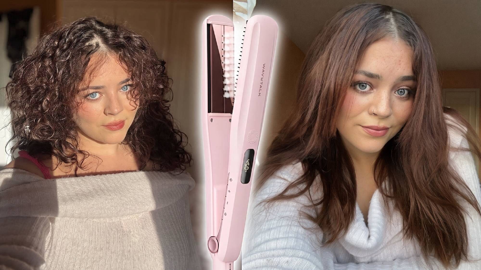 This viral steam straightener gave me frizz-free hair all day 