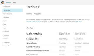 MailChimp's typography rules (click to see the full guide)