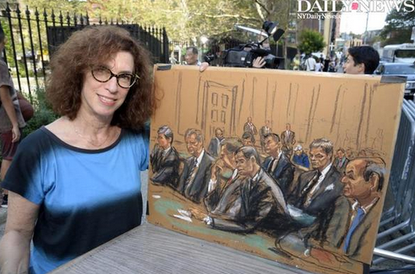 The infamous Tom Brady courtroom sketch