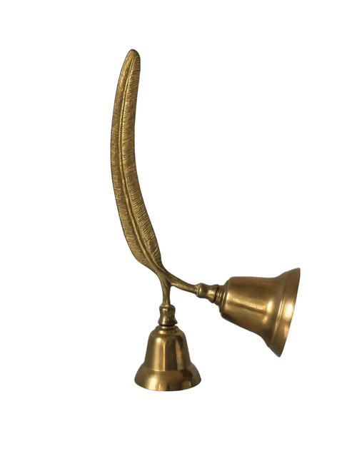 Vintage Quill Design Double Brass Bell
