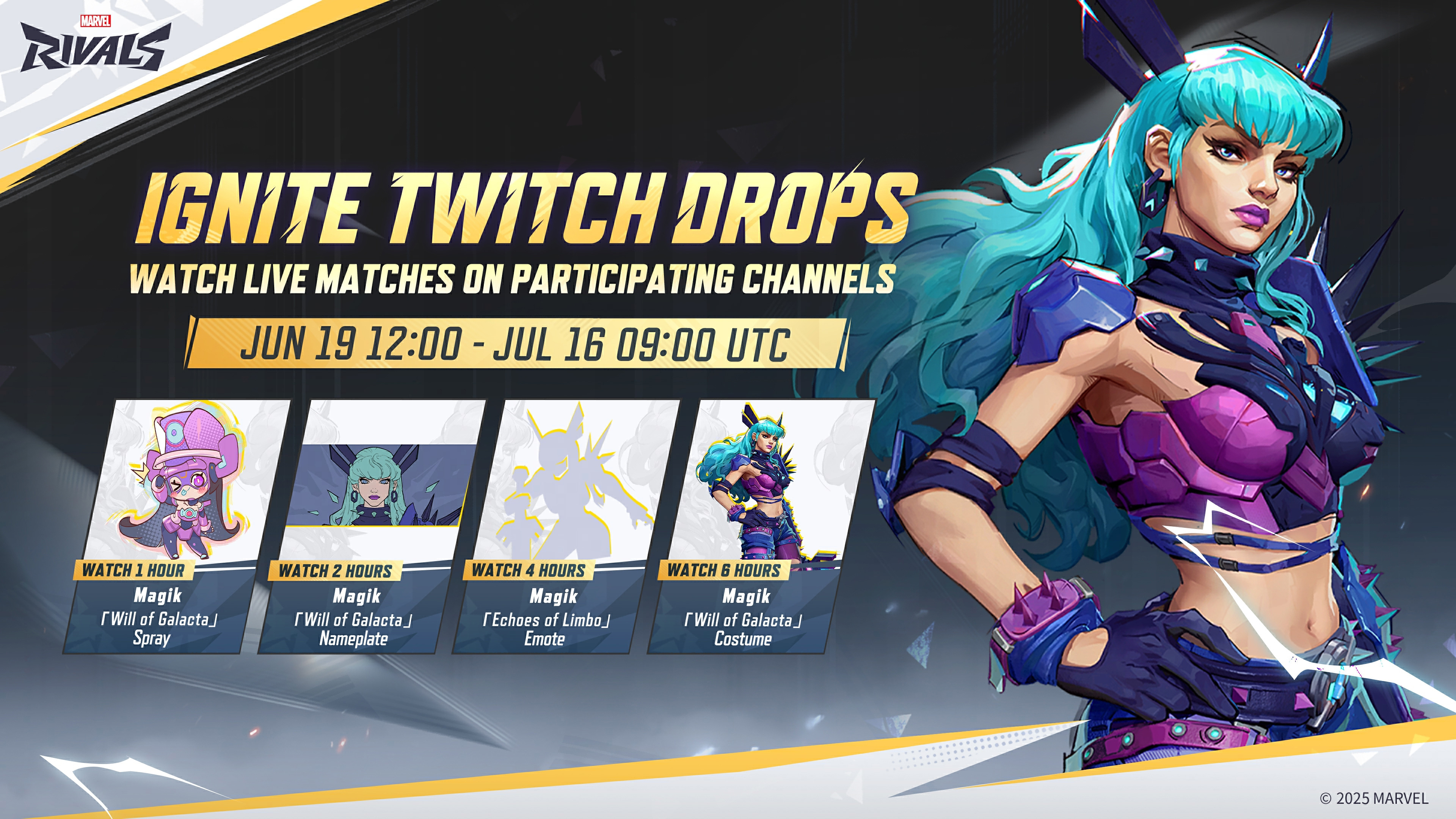 Marvel Rivals Twitch Drops Ignite