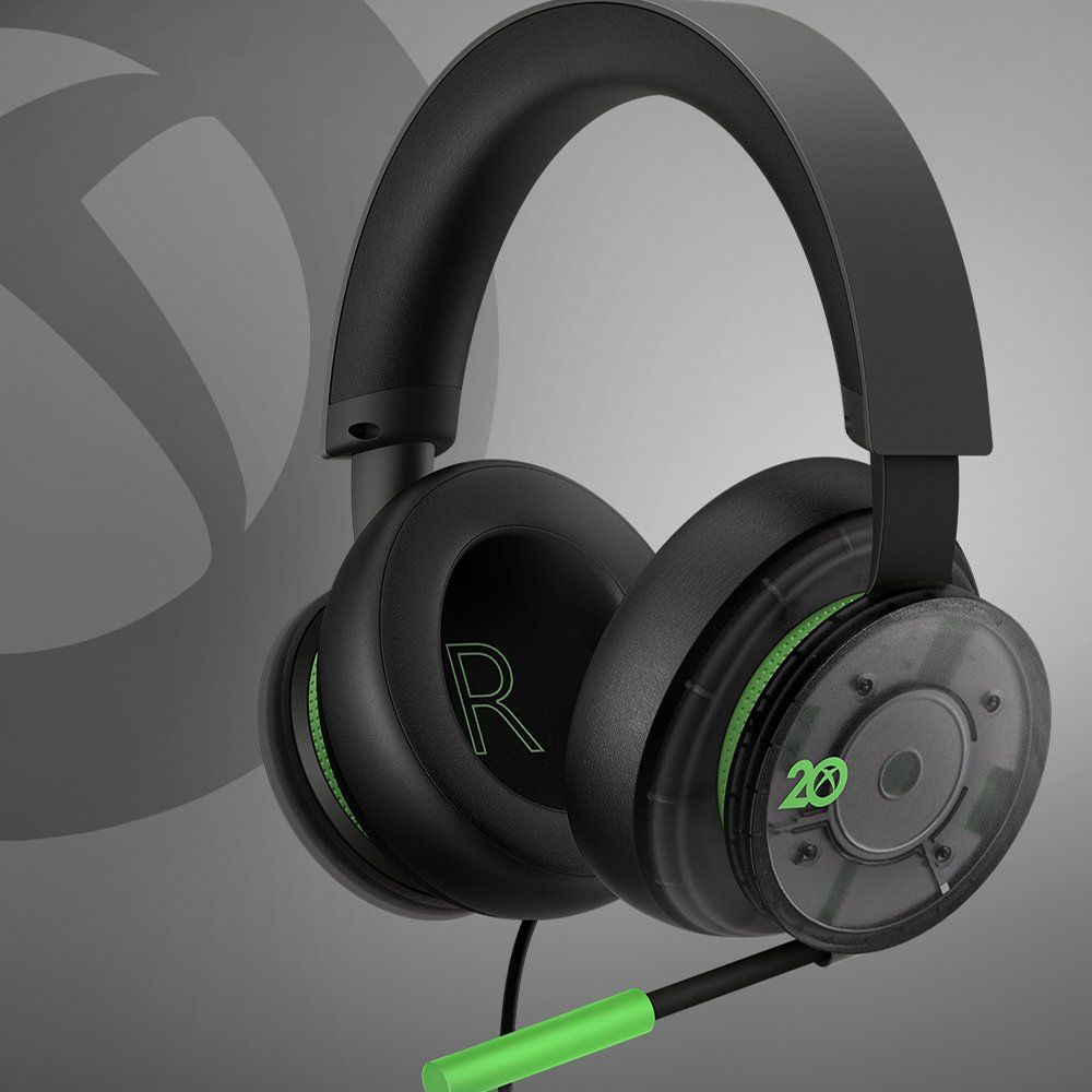 xbox wired headset 20th anniversary