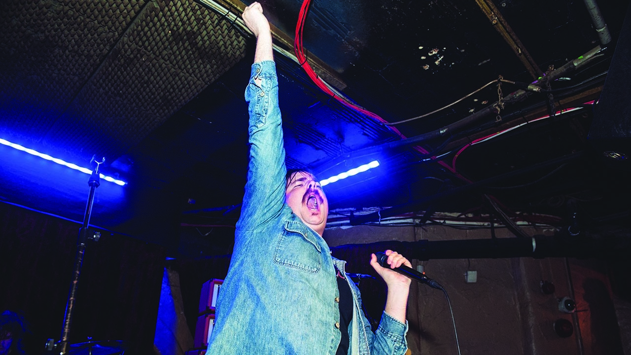 Black Peaks, live at London Borderline