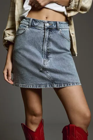 Pilcro, Denim Mini Skirt