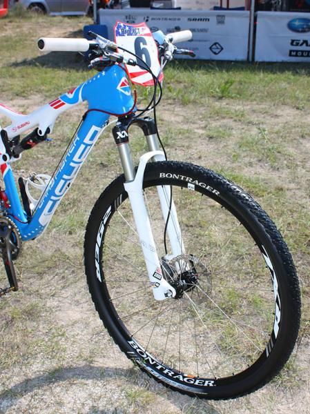 Jeremy Horgan-Kobelski (Subaru-Gary Fisher) is a full-time 29er devotee, citing the bigger format's ability to maintain speed in rough terrain.