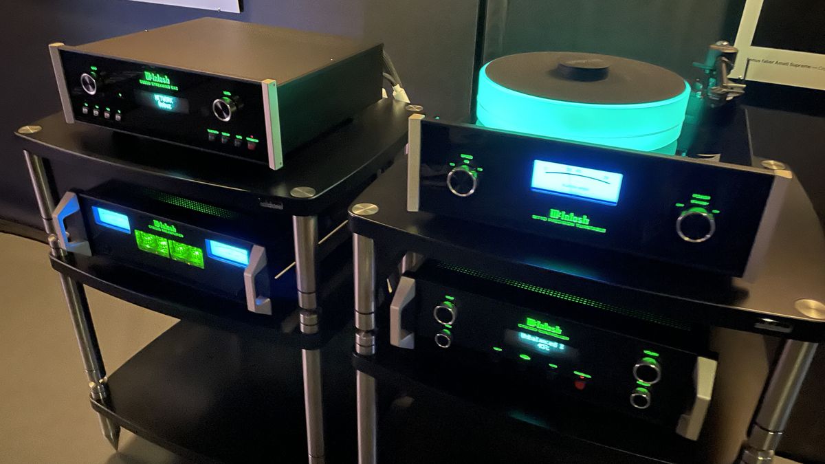 Snapshot of the Paris Audio show, showing new hi-fi equipment at the Palais des Congres, Paris, from October 25 - 27