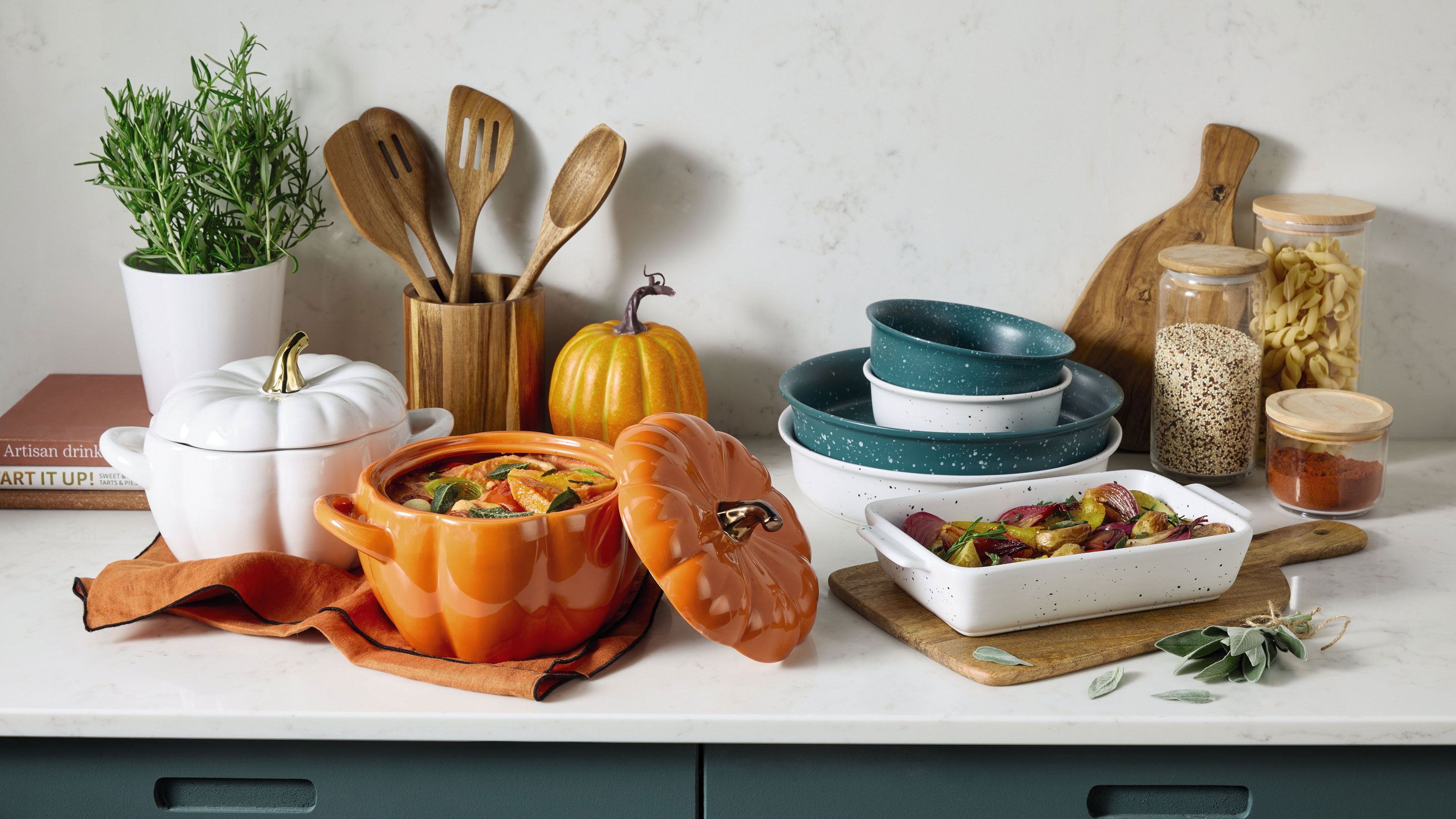 The Aldi pumpkin ceramic casserole dish to rival Le Creuset Ideal Home