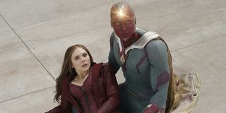 Elizabeth Olsen, Paul Bettany - Captain America: Civil War