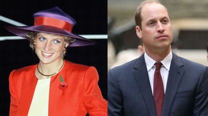 Prince William misses mother Princess Diana