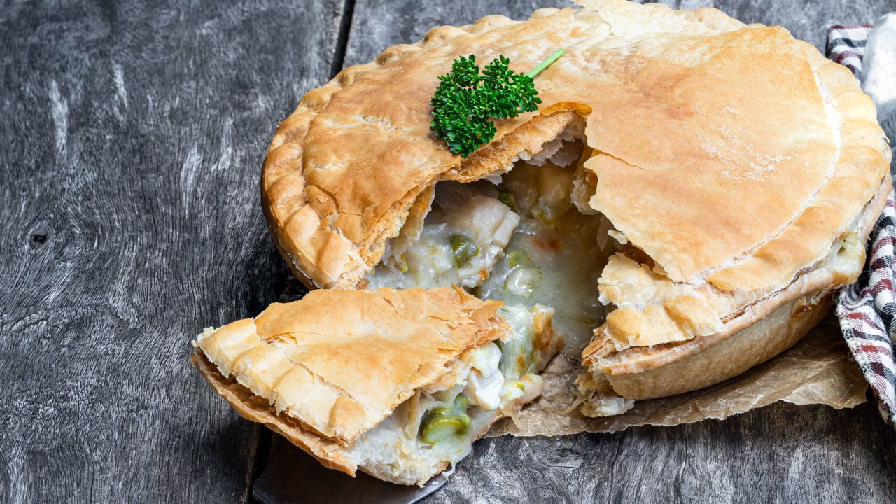 chicken and asparagus pie