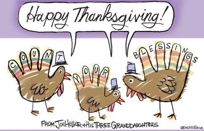 Editorial cartoon U.S. Thanksgiving holiday