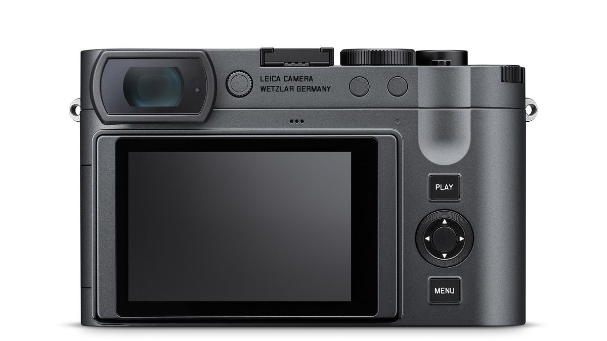Leica Q3 Metallic Grey Finish product image (rear)