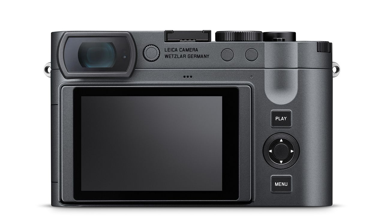 Leica Q3 Metallic Grey Finish product image (rear)