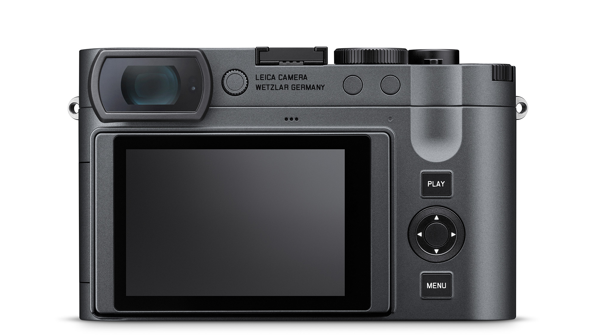 Leica Q3 Metallic Grey Finish product image  (rear)