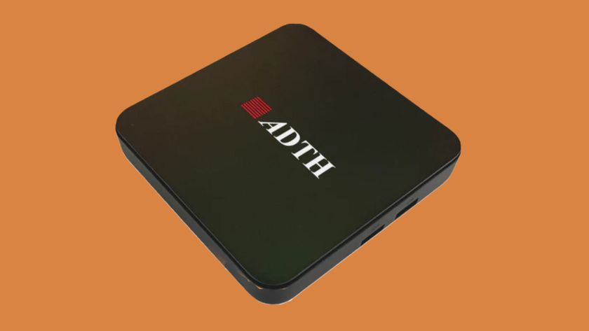 ADTH NextGen TV receiver on orange background