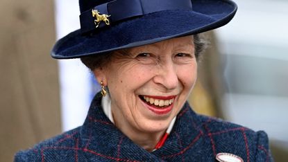 Princess Anne upped the ante fashion-wise as she attended the final day of the Cheltenham Festival