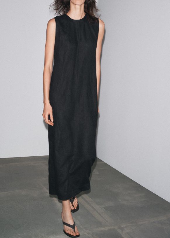 Image of Zara black dress