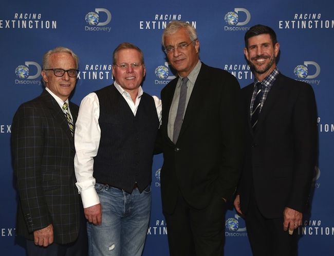 John Hoffman, David Zaslav, Louie Psihoyos and Rich Ross.jpg