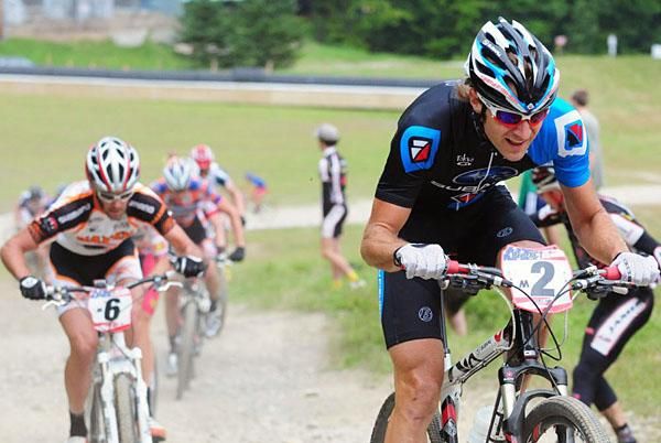 Jeremy Horgan-Kobelski (Gary Fisher/Subaru) trying to stay with the leaders