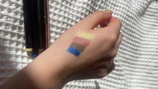 Laura Mercier Caviar eyeshadow stick swatches, one of the best eyeshadow sticks