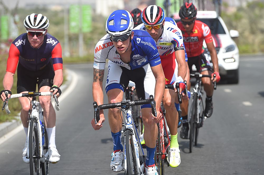 UnitedHealthcare rider leads the breakaway