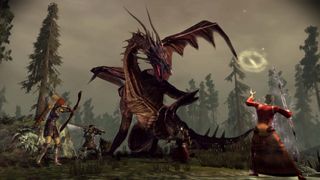 Dragon Age: Origins — Dragon fighting.