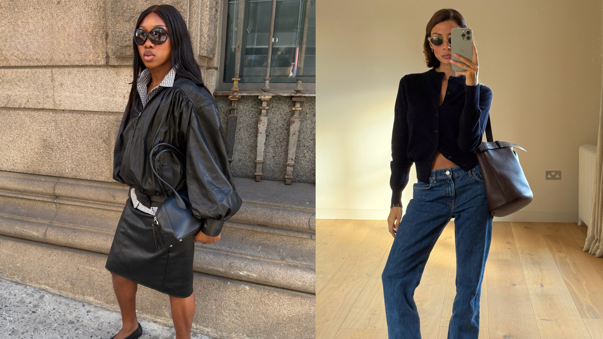 An image of a woman wearing updated fall outfit 2026
