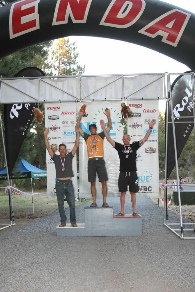 High Cascades 100 singlespeed podium