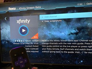 Xfinity Stream Beta Roku Install
