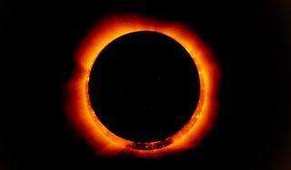 On Jan. 4, 2011, the Hinode satellite captured these breathtaking images of an annular solar eclipse. 