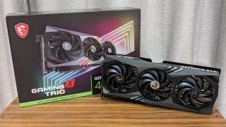 MSI GeForce RTX 4070 Gaming X Trio card and box