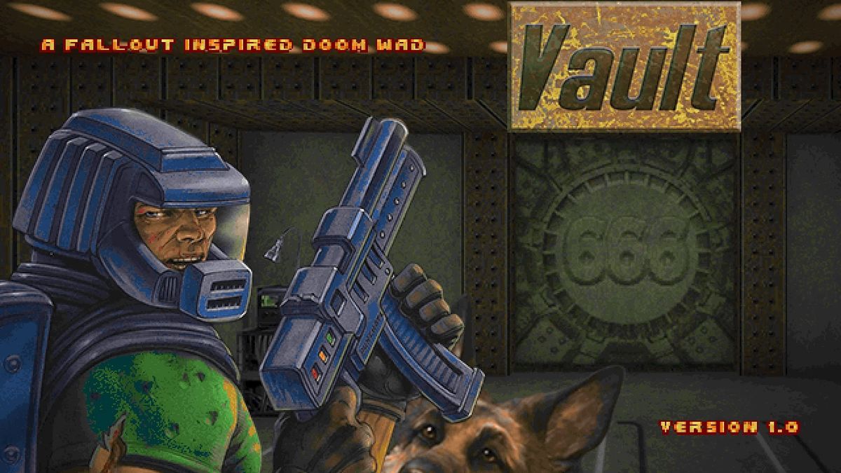 Fallout-themed Doom mod Vault 666 has multiple endings, an OP Dogmeat companion, and a Ron Perlman-impersonating narrator so good, I was worried it was AI-generated at first