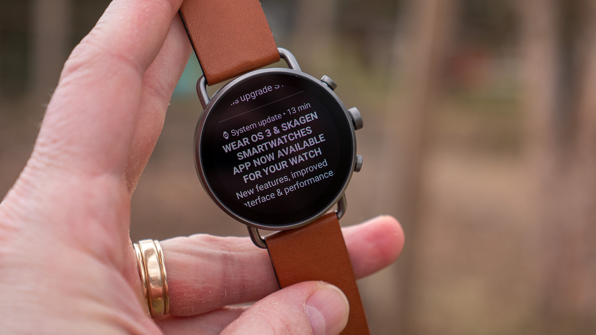The Wear OS 3 update for the Skagen Falster Gen 6 smartwatch
