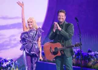 Gwen Stefani and Blake Shelton perform at the 59th Academy of Country Music Awards from Ford Center at The Star on May 16, 2024 in Frisco, Texas.