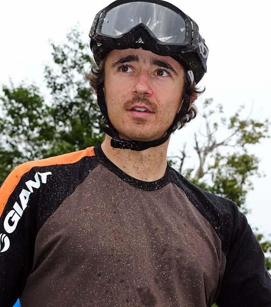 Adam Craig (Giant) was sporting some new Giant threads.