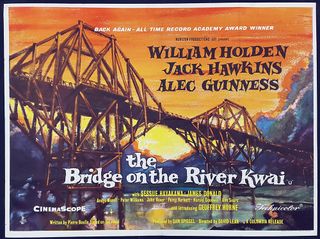 Original poster for the film The Bridge on the River Kwai