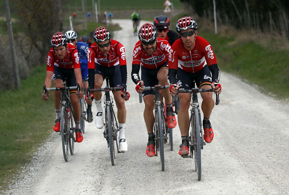 Lotto Soudal in Strade Biianche