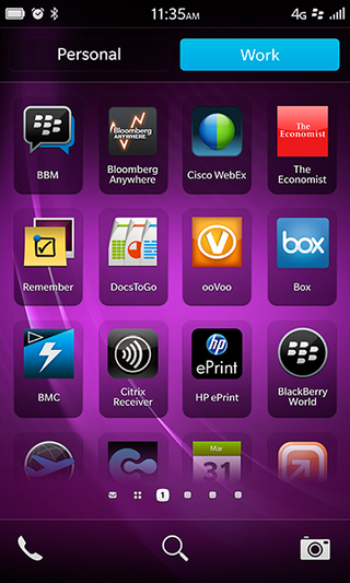 Blackberry Screen