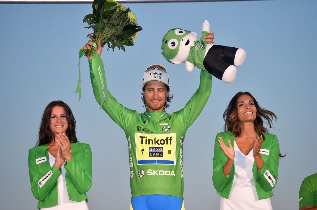 Peter Sagan (Tinkoff-Saxo) picks up another green jersey