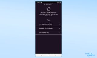 Netgear Nighthawk AX8 WiFi Mesh Extender (EAX80) app screenshot