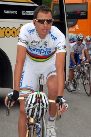 World Champion Alessandro Ballan (Lampre-NGC)