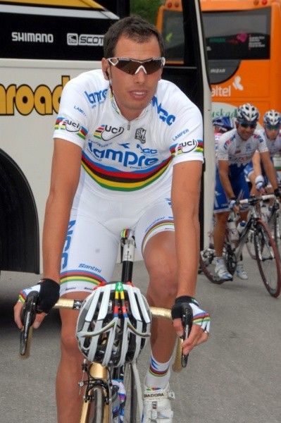 World Champion Alessandro Ballan (Lampre-NGC)