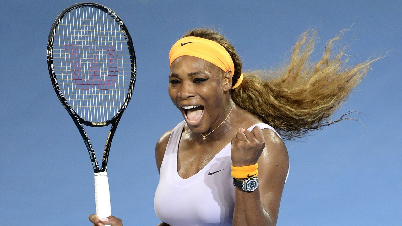 serena williams at the 2014 brisbane internatioanl at queensland